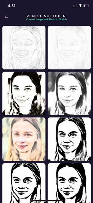 use pencil drawing maker to create pencil sketching photos