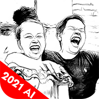 pencil drawing maker app logo